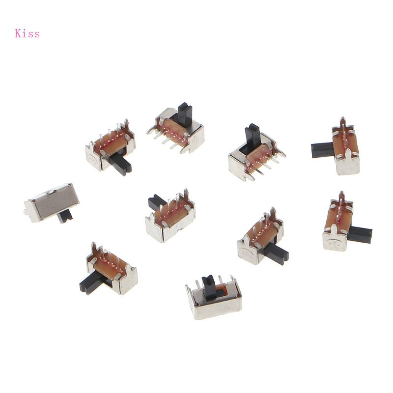Set 10 Công Tắc Đòn Bẩy 1P2T 3 Pin 3mm PCB Mount SK12D07-V Chuyên Dụng