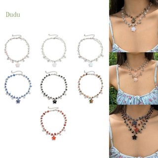 Vòng cổ mặt ngôi sao đính đá thời trang