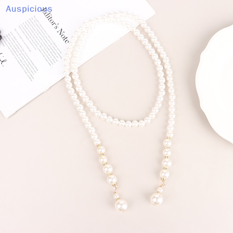 Dây Thắt Lưng Chuỗi Ngọc Trai Bằng Kim Loại Thanh Lịch Cho Nữ