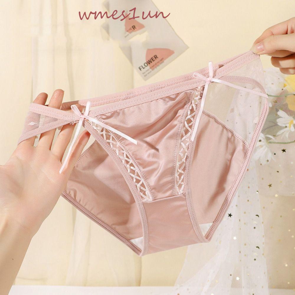 Quần Lót Satin Thoáng Khí Màu Sắc Đơn Giản WMES15H Cho Nữ