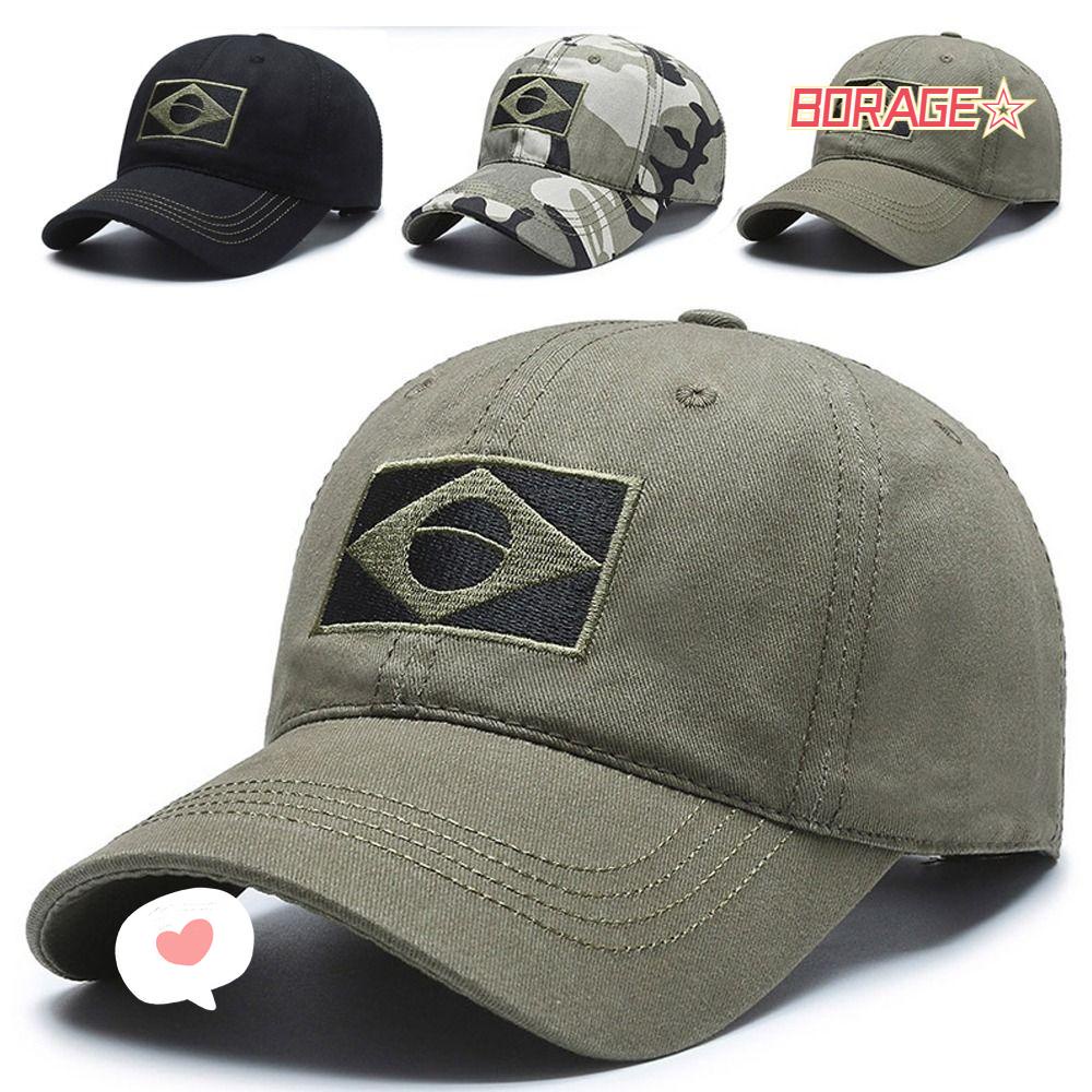 Mũ Lưỡi Trai Họa Tiết Cờ Brazil Chất Vải Khô Thoáng Nhanh Thời Trang