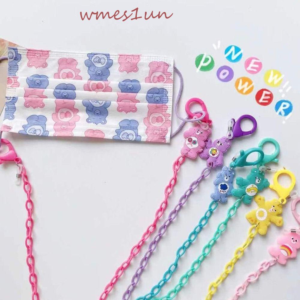 Dây Đeo Mắt Kính Bằng Acrylic Màu Kẹo Ngọt Họa Tiết Hoạt Hình WMES15H