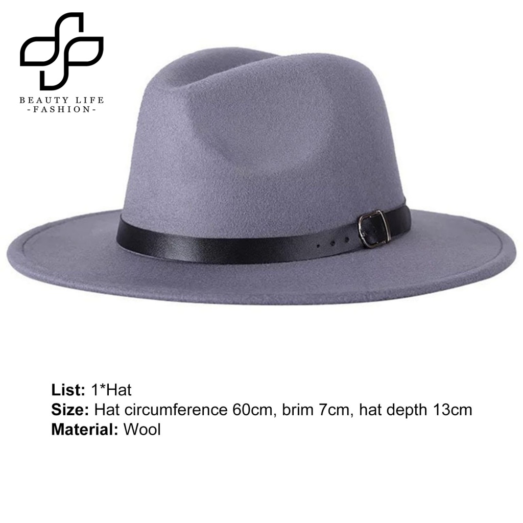 Nón Fedora Thoáng Khí Chống Thấm Nước Màu Sắc Đơn Giản Phong Cách Anh Quốc