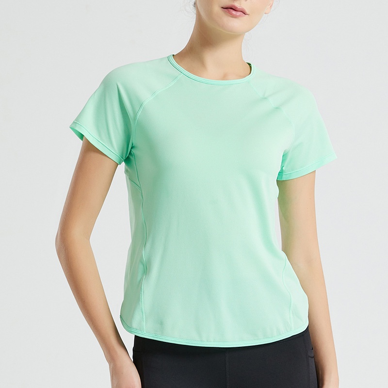 Áo Thun Thể Thao Tay Ngắn Siêu Nhẹ Chất Liệu Khô Thoáng Nhanh Thời Trang Cho Nữ