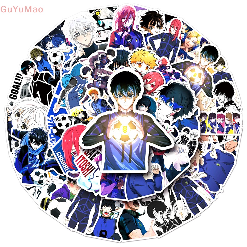 Bộ 50 Miếng Dán Hình Anime Vui Nhộn Trang Trí Laptop / Sổ Tay