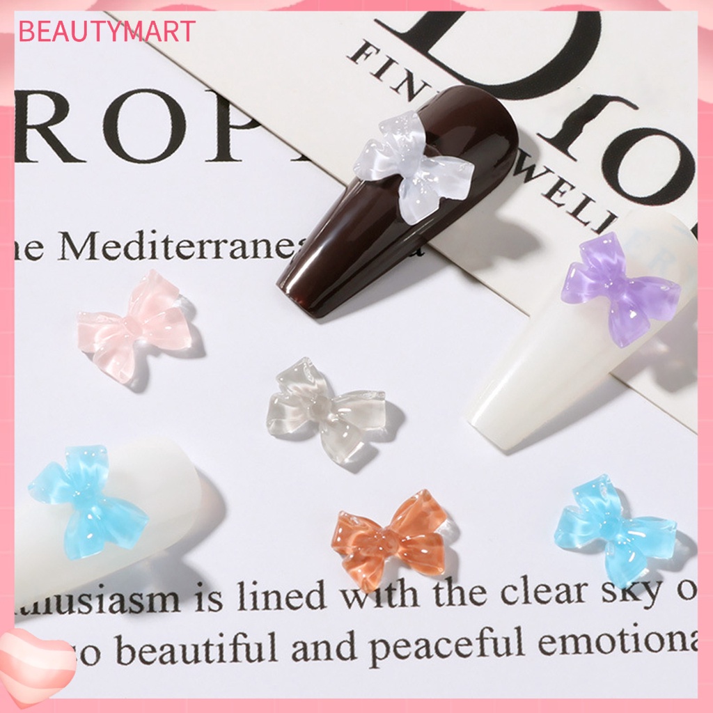 Bộ 50 Phụ Kiện Trang Trí Móng Tay 3D Lấp Lánh Dành Cho Nữ