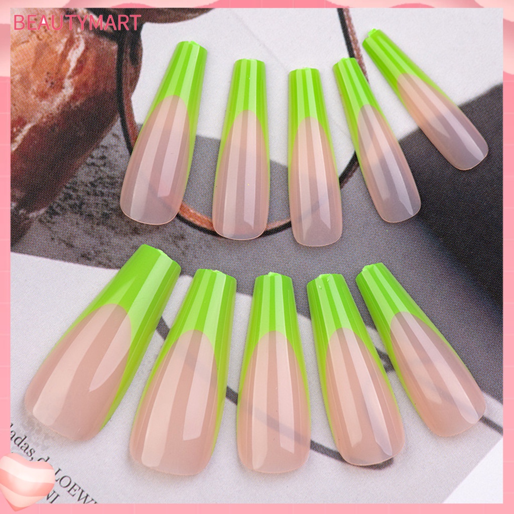 Bộ 20 Móng Tay Giả Bằng Nhựa ABS Thân Thiện Với Làn Da