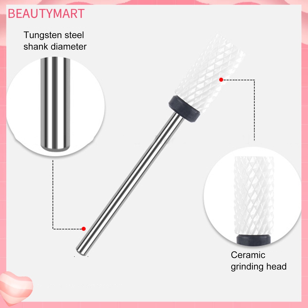 Mũi Khoan Đánh Bóng Móng Tay Đầu Phẳng Bằng Hợp Kim Chất Lượng Cao