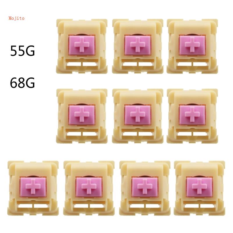 Set 10 Công Tắc Tuyến Tính 5 Chấu 68g 55g Kt Mallo