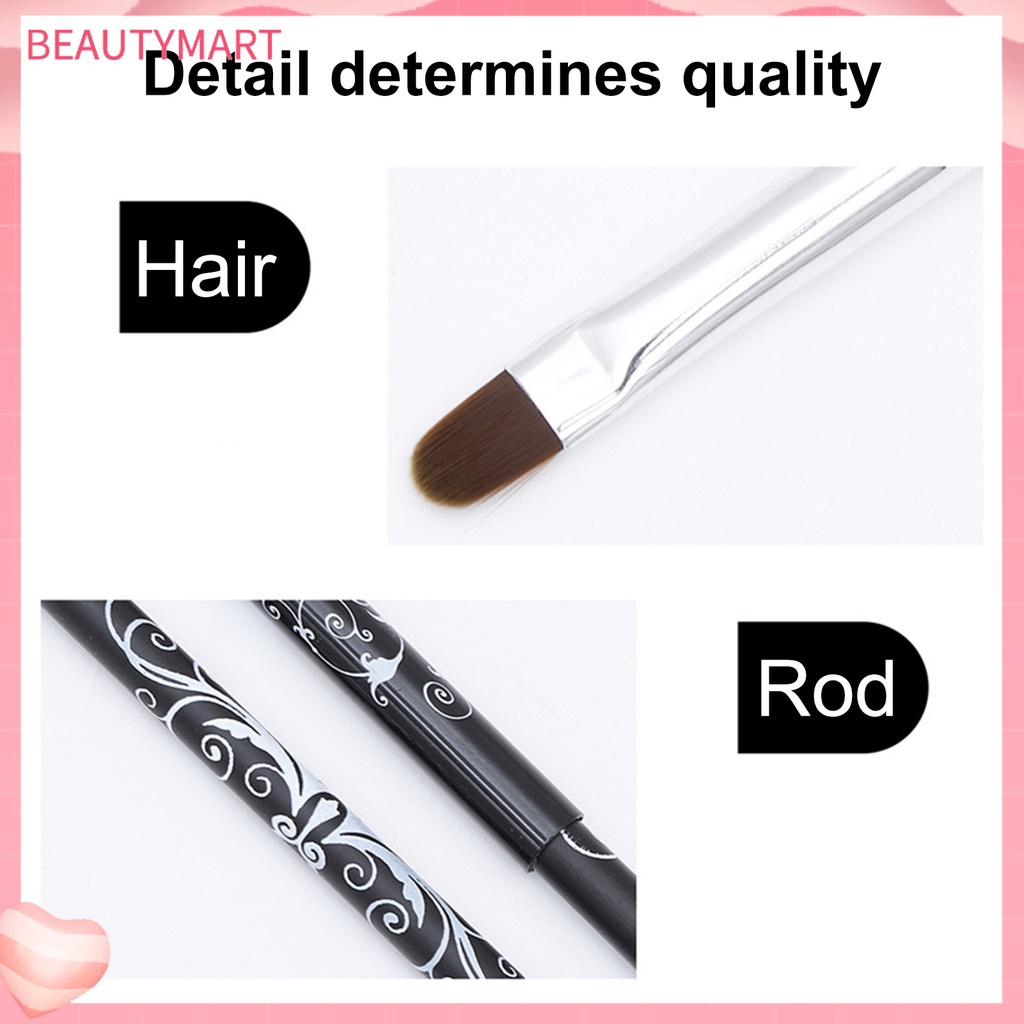 Hộp Đựng Bút Lông Mềm Không Lông Tự Vẽ Trang Trí Móng Tay Nghệ Thuật Dành Cho Nữ