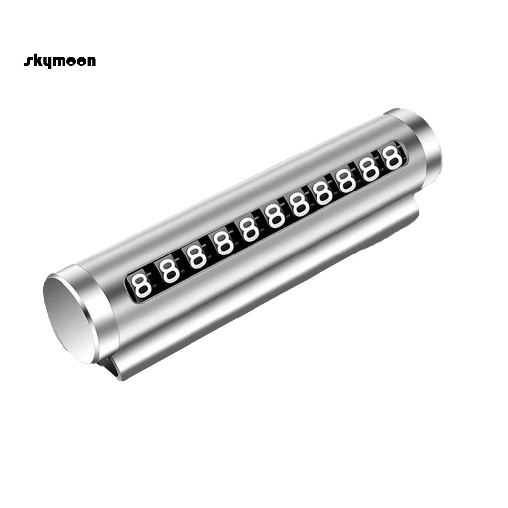 Thẻ Đỗ Xe Tạm Thời Dạng Con Lăn Bằng Kim Loại Thông Dụng Tháo Gỡ Được Cho Xe Hơi