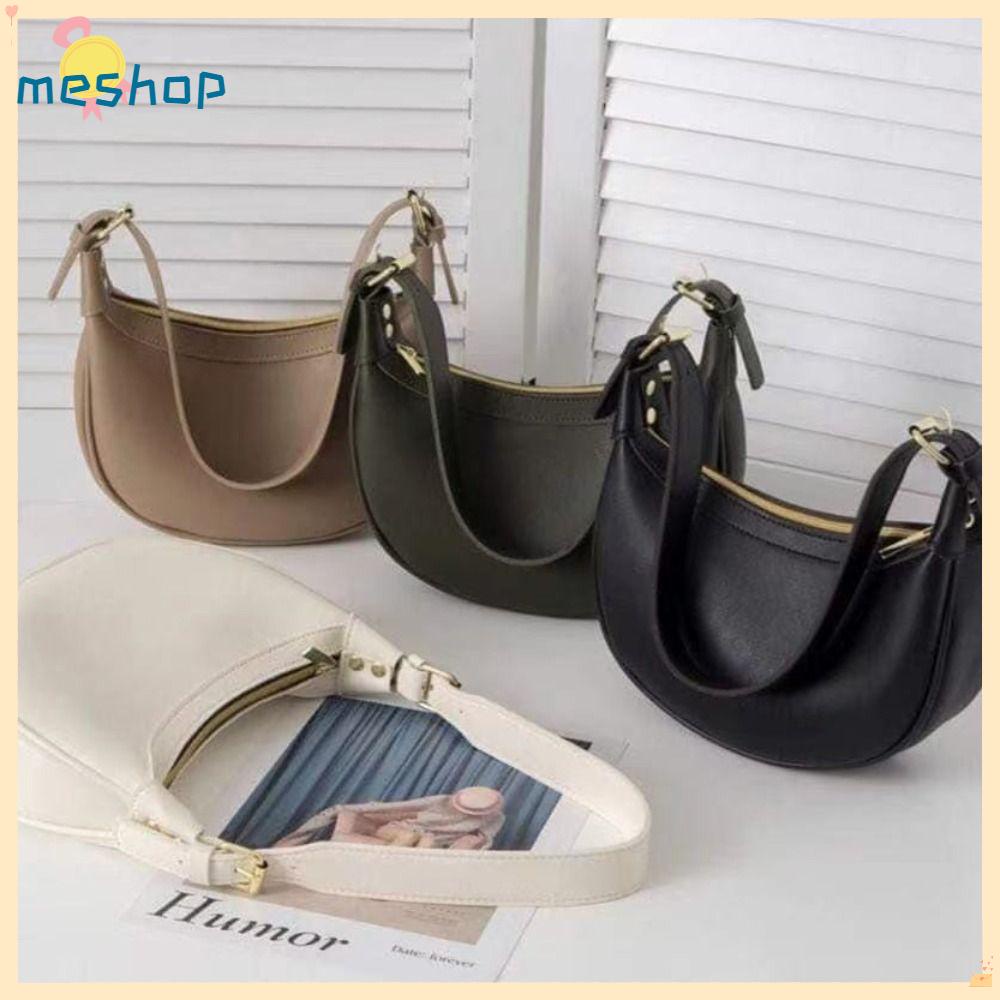 Túi Đeo Vai / Xách Tay / Đeo Chéo Bằng Da Pu Màu Trơn Thời