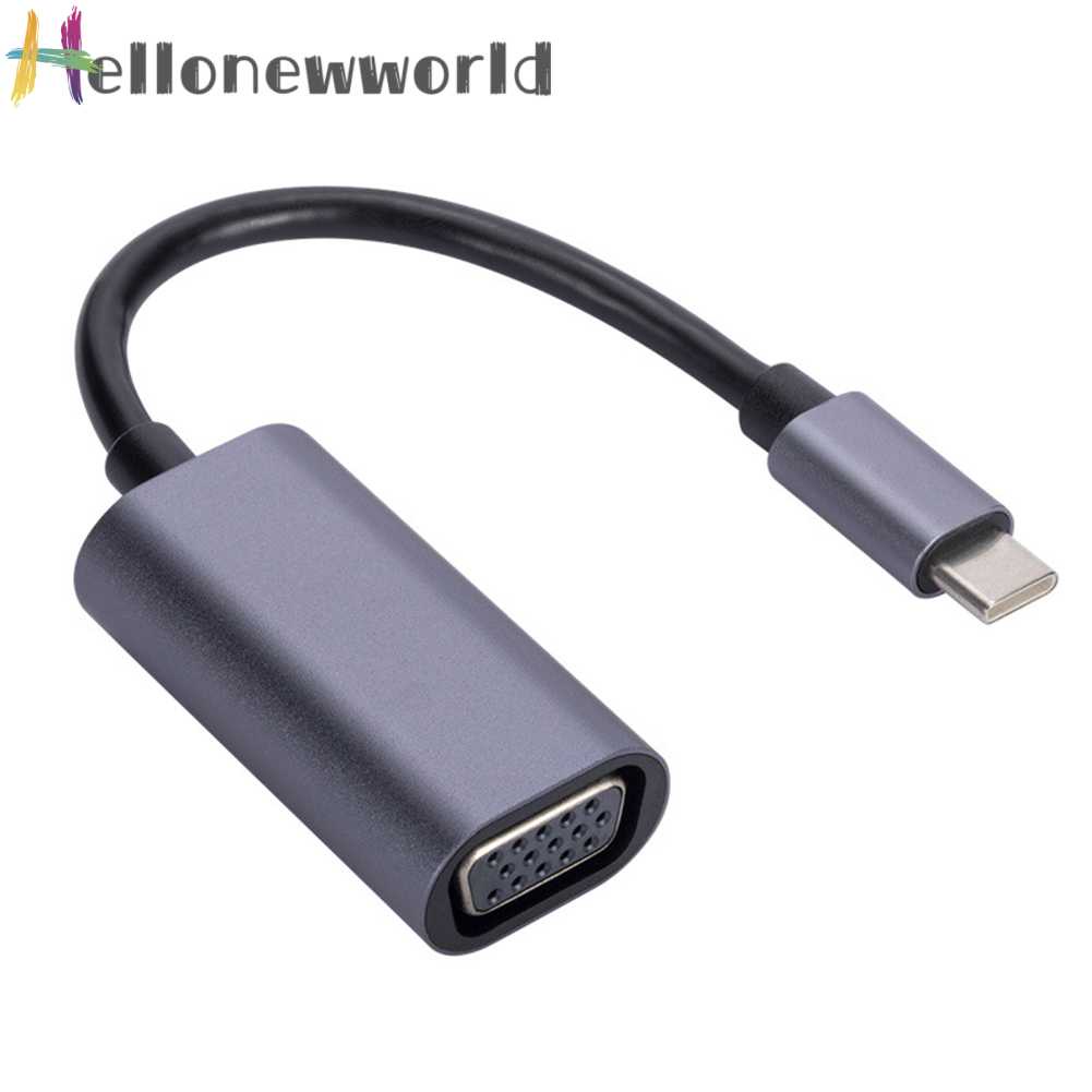Cáp ChuyểN ĐổI USB C Sang VGA 1080P HD Cho MacBook Air / Pro