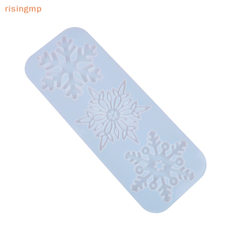 Khuôn Silicone Làm Mặt Trang Sức Hình Bông Tuyết Giáng Sinh