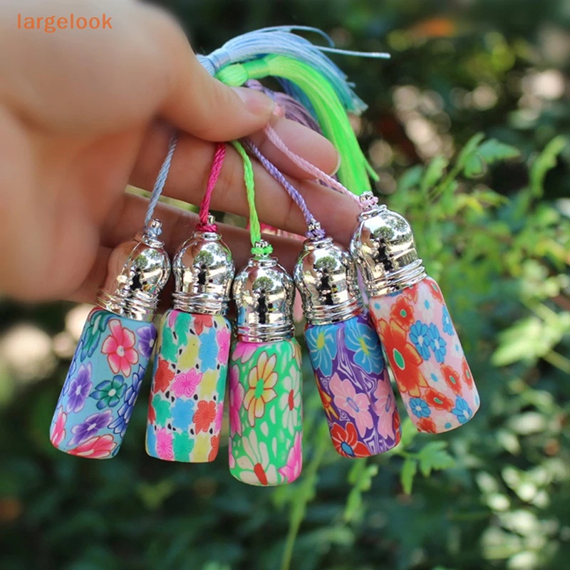 Bộ 5 Lọ Thủy Tinh Rỗng 10ml Có Đầu Lăn Dùng Để Đựng Đất Sét Polymer