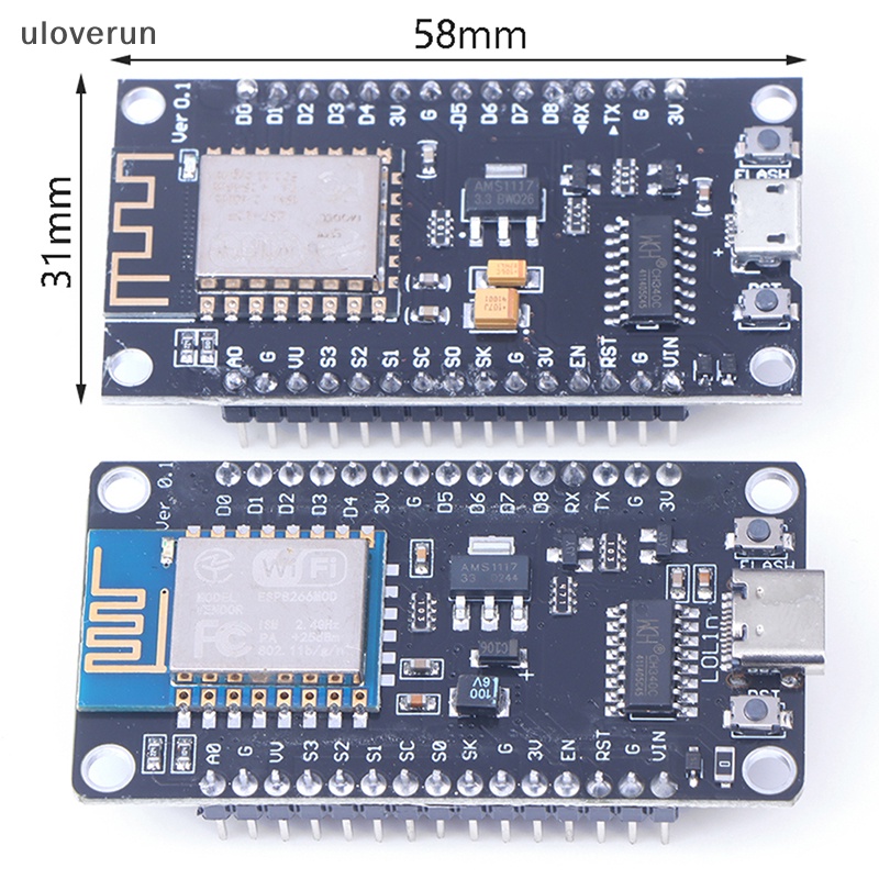 1 Mô Đun Cổng WIFI ESP8266 NodeMcu Lua V3 iot CH340 vn Chuyên Dụng