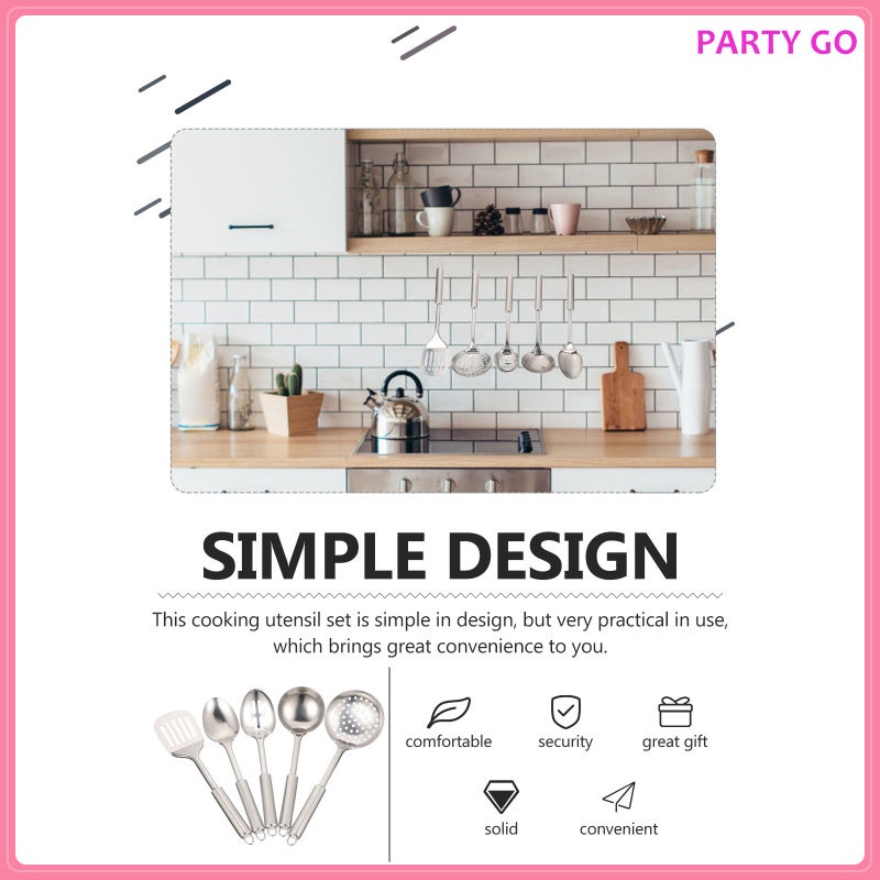 Muỗng Chiên Trứng Chống Dính Bằng Thép Không Gỉ