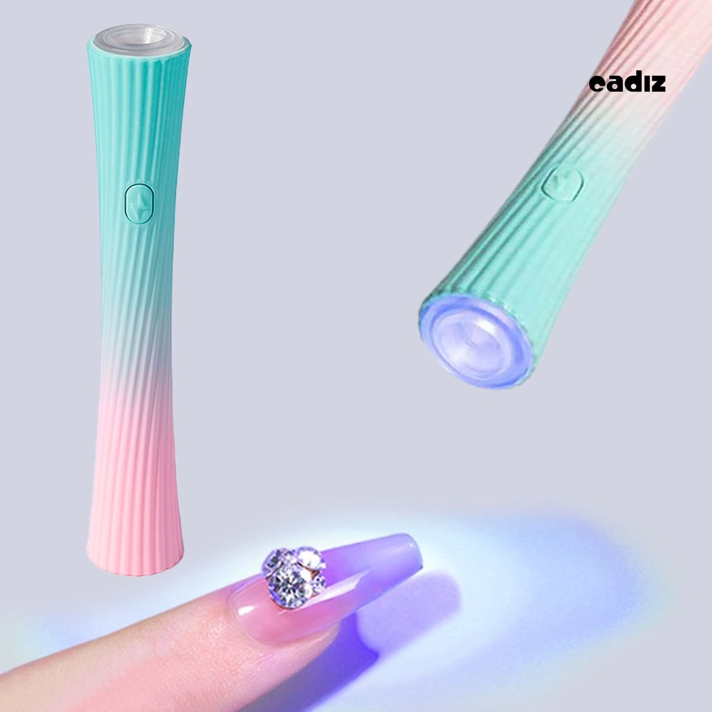 Đèn Hong Khô Sơn Móng Tay UV Mini Trong Suốt Nhanh Khô Kèm Sạc USB Tiện Dụng Cho Người Mới Bắt Đầu DIY