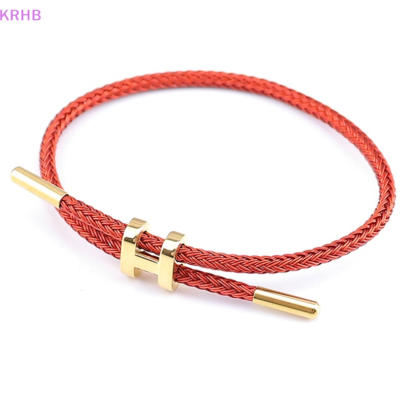 Vòng Tay Dây Bện Hai Lớp Phong Cách Thời Trang Mới