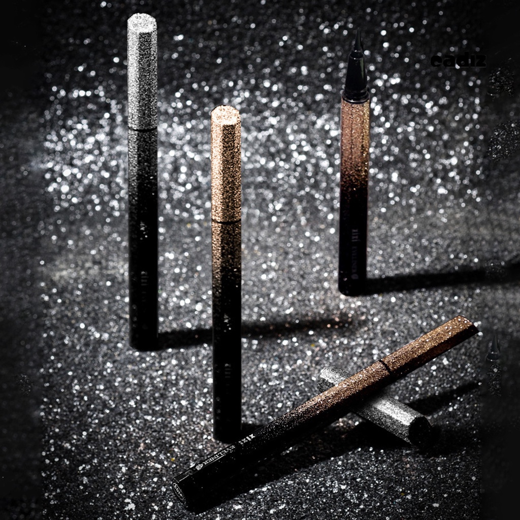 Bút Kẻ Mắt 1.2ml Lâu Trôi Chống Thấm Nước Chống Nhòe Thiết Kế Vỏ Lấp Lánh Ánh Sao