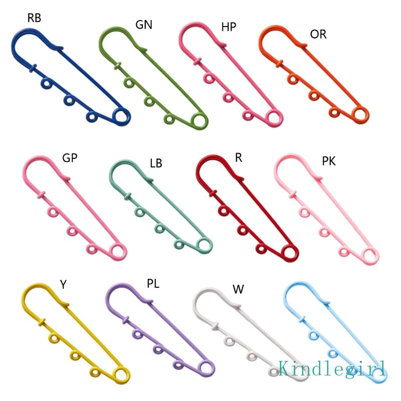 Ghim Cài An Toàn 2Inch 3 Lỗ Cho Váy / Vải Dệt Kim Chịu Được Sức Nặng