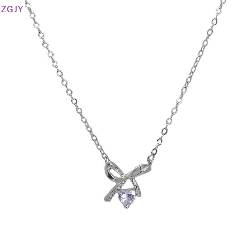 Vòng Cổ Choker Đính Đá Zircon Thời Trang Hàn Quốc Mới