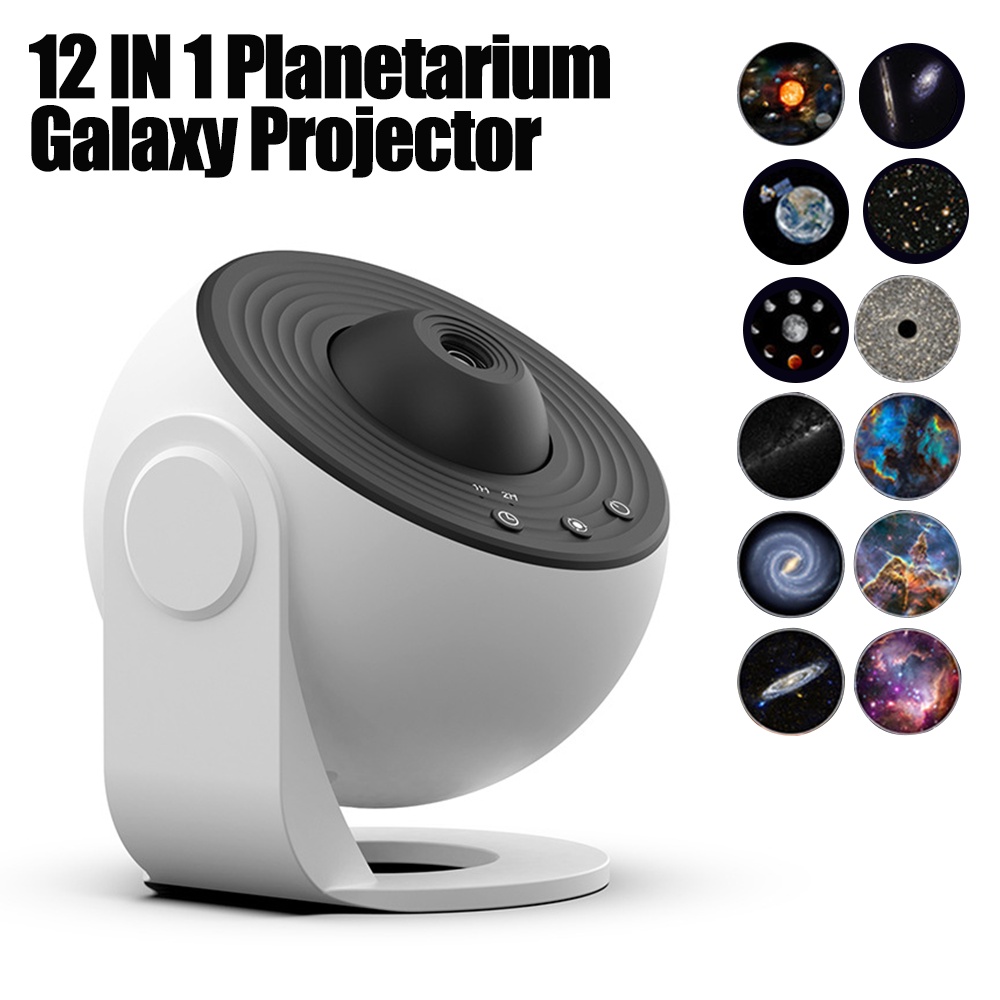 Máy Chiếu Bầu Trời Sao 12 Trong 1 Galaxy Cho Phòng Ngủ / Người Lớn / Trẻ Em