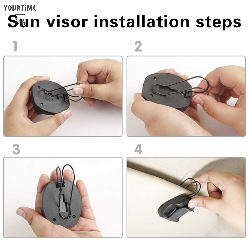 Giá Đỡ 2 Trong 1 Kẹp Kính Chống Nắng Trên Xe Hơi