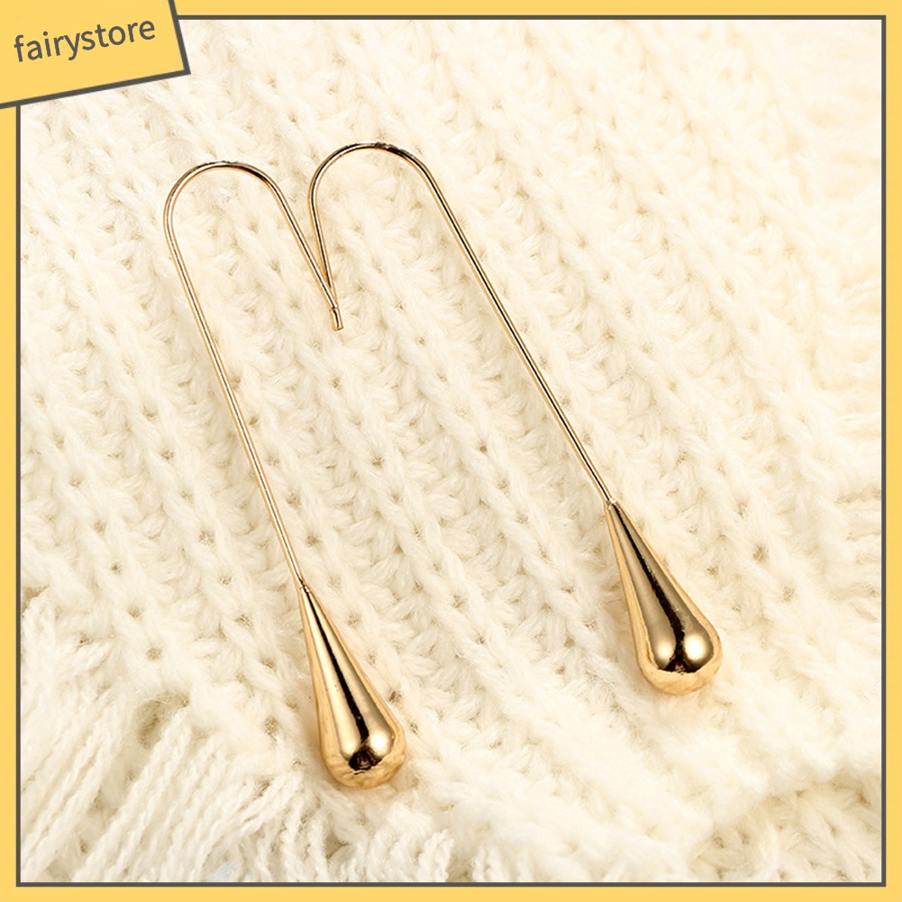 Bông Tai Hình Giọt Nước Thời Trang Dành Cho Nữ Charms