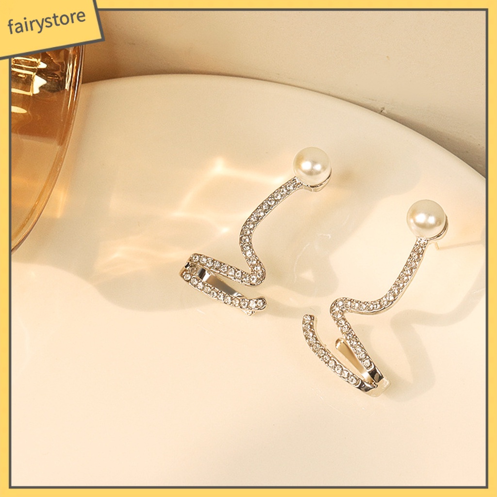 1 Đôi Bông Tai Lấp Lánh Thanh Lịch Thời Trang Hàng Ngày Cho Nữ