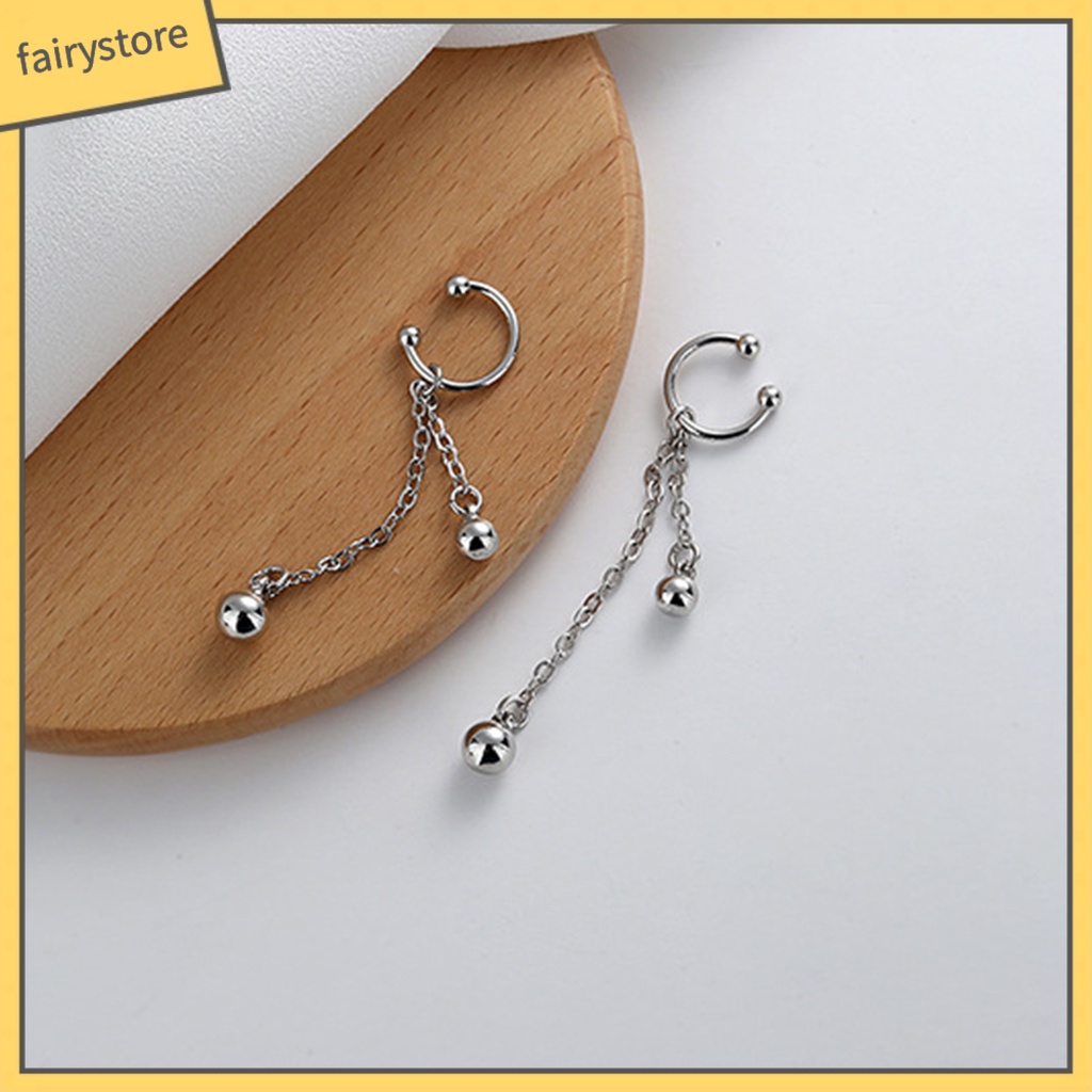 [FRO] 1 Khuyên Tai Kẹp Vành Tai Không Cần Khoan Lỗ Sáng Trang Trí Hình Hành Tinh Nhỏ Dễ Phối Đồ Trang Sức Cho Nữ