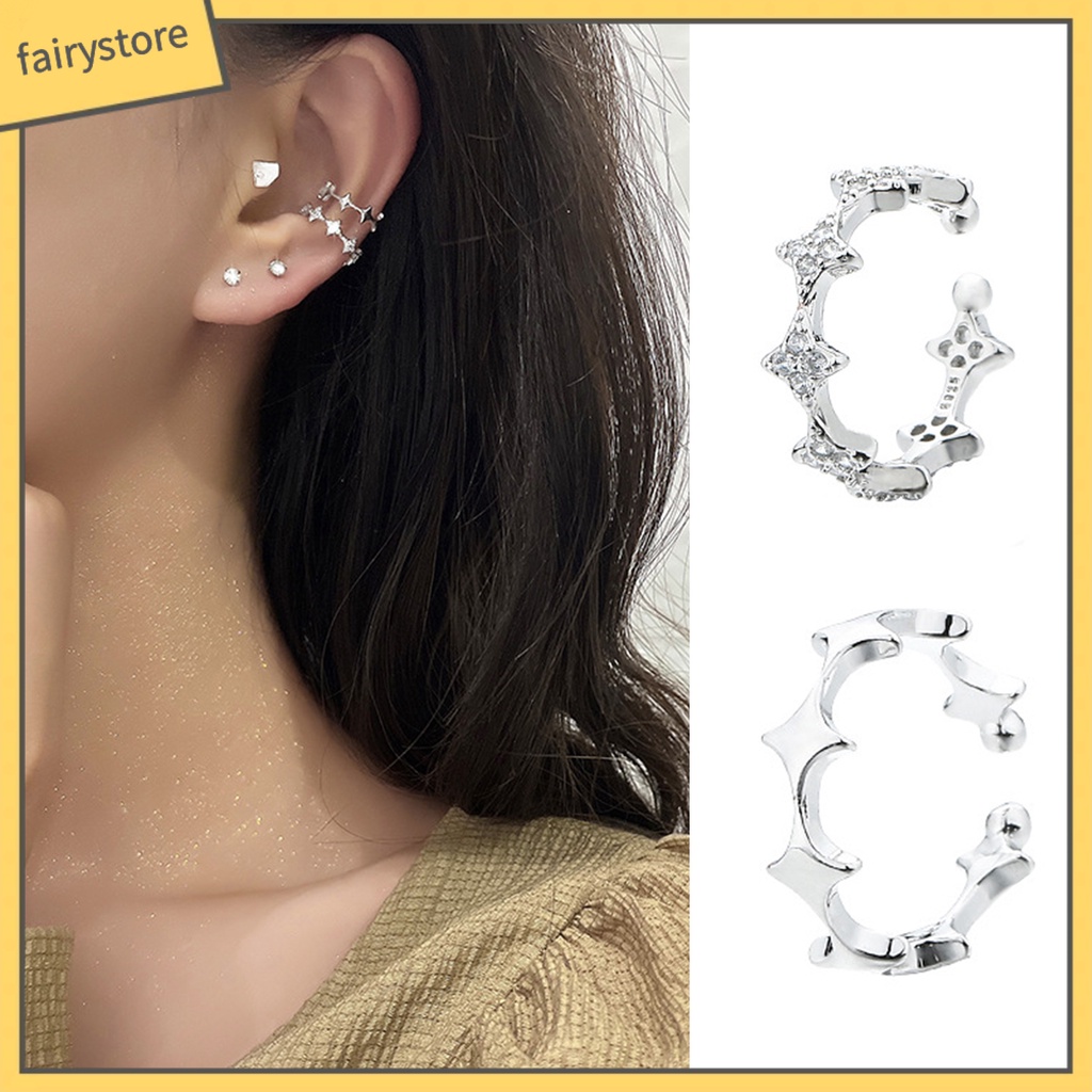 1 Khuyên Tai Dạng Kẹp Dễ Phối Đồ Thời Trang Cho Nữ