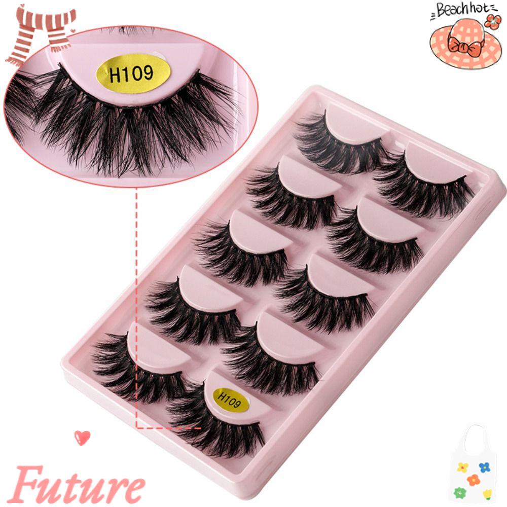 Lông Mi Giả Bằng Lông Chồn Nhân Tạo Dài Và Dày Cho Nữ