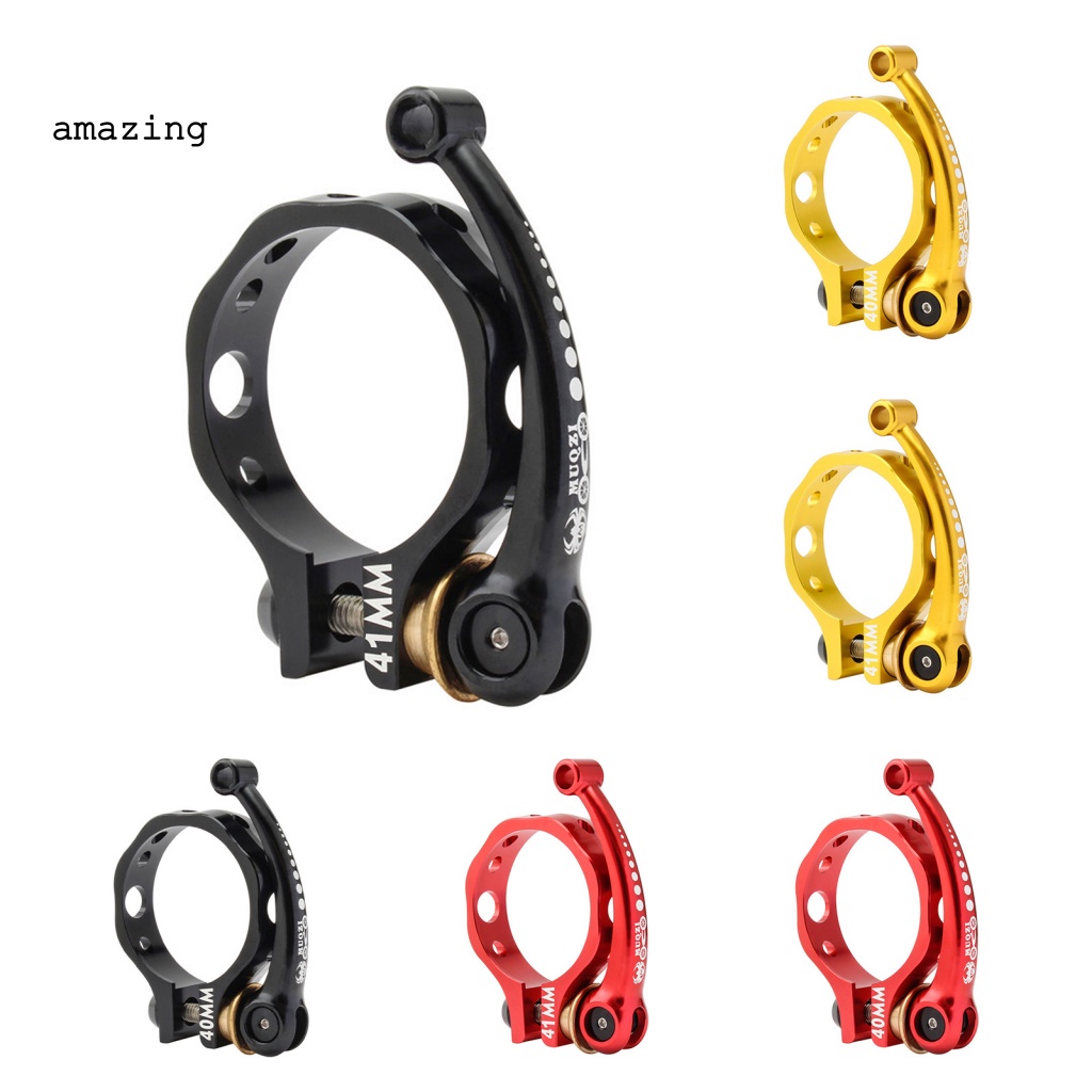 Kẹp Ống Yên Xe Đạp Tháo Lắp Nhanh Màu Trơn