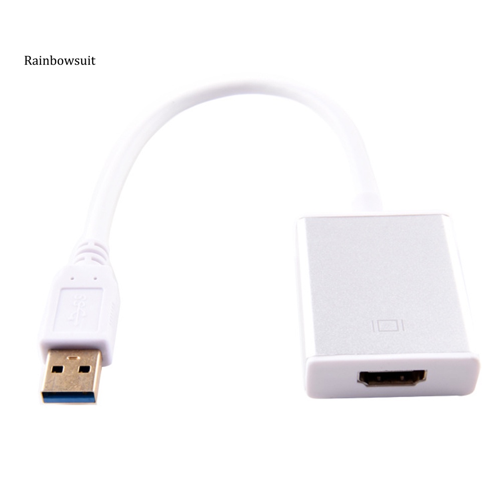 Bộ Thiết Bị Chuyển Đổi Âm Thanh / Video Từ USB 3.0 Sang HDMI 1080P Cho Windows XP 10 / 8 / 7