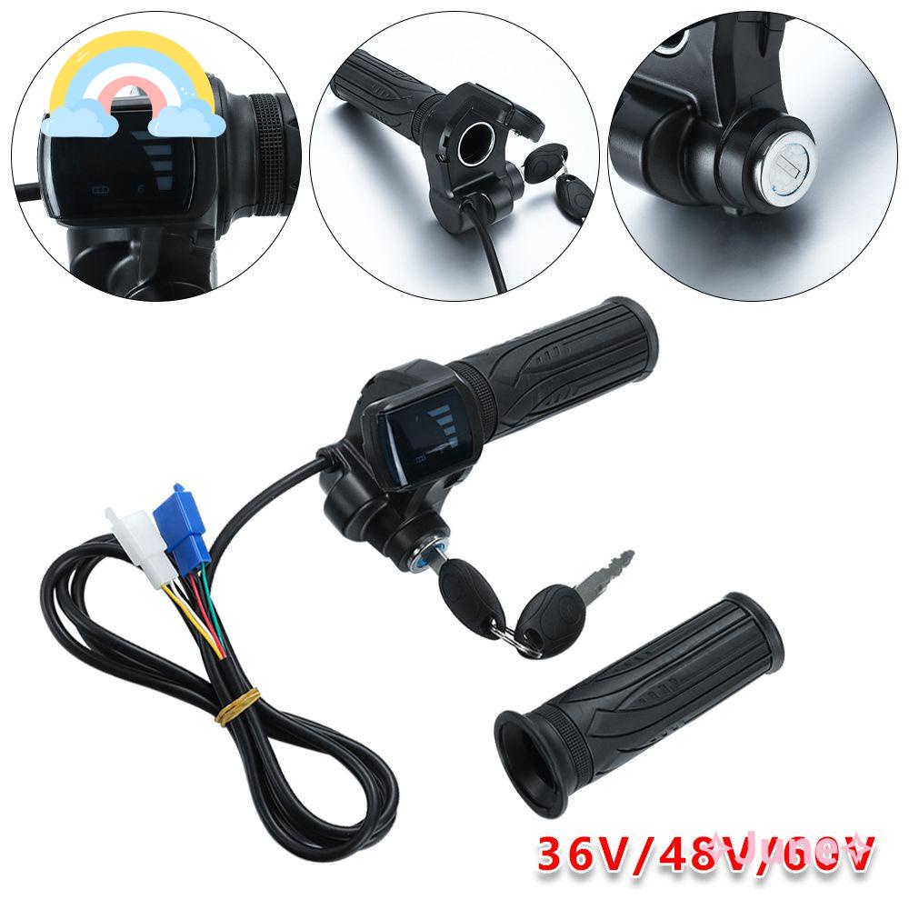 JUNE Phụ Kiện Tay Nắm Gia Tốc 36V / 48V / 60V Chuyên Dụng Cho Xe Đạp Điện