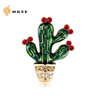 MKEB hiệu cài áo thiết kế hình xương rồng dễ thương