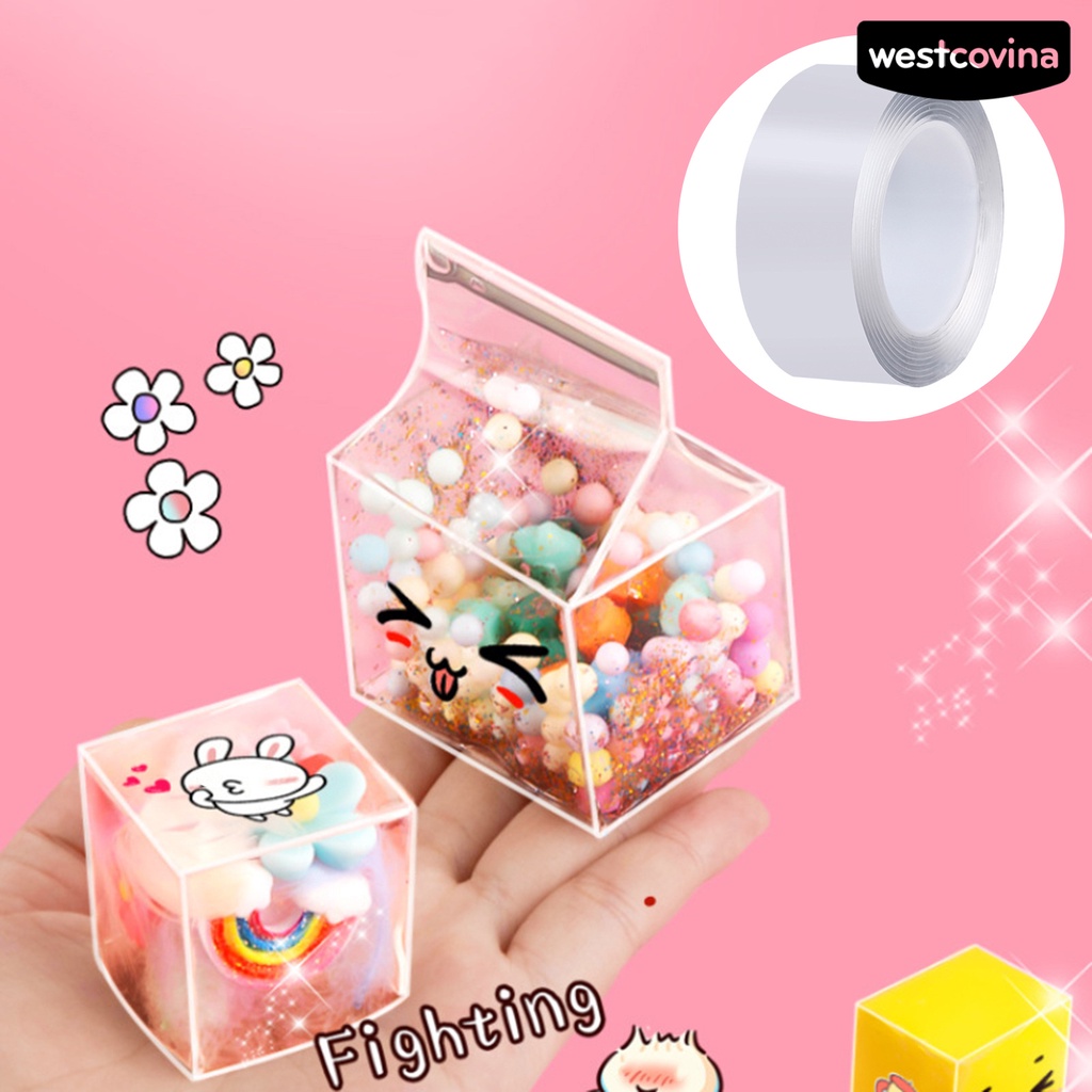 [WSTN]✎Cuộn Băng Keo Nano 100cm Hai Mặt Giải Tỏa Căng Thẳng Vui Nhộn