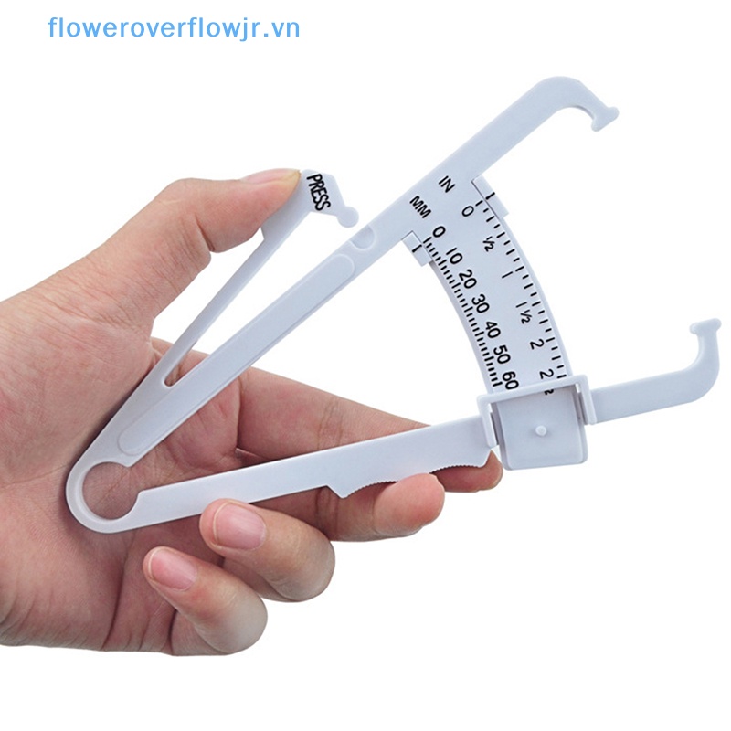 Bộ 2 Thước Kẹp Đo Lượng Mỡ Cơ Thể Bằng ABS Nhỏ Gọn Tiện Dụng