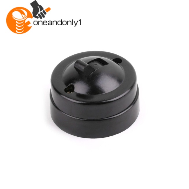 [COD] Công Tắc Đèn Gắn Tường Một Nút Tròn Cổ Điển Thời Trang