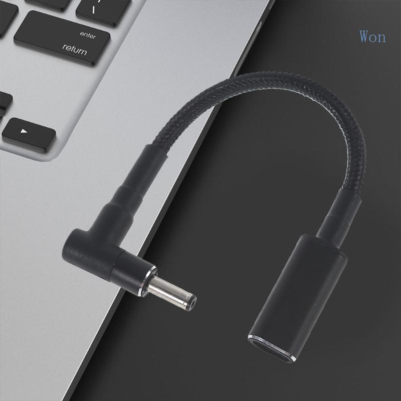 Dây Cáp Sạc Nhanh PD 100W Type-C Sang DC 4 0 X1 35mm Chuyên Dụng Cho Điện Thoại