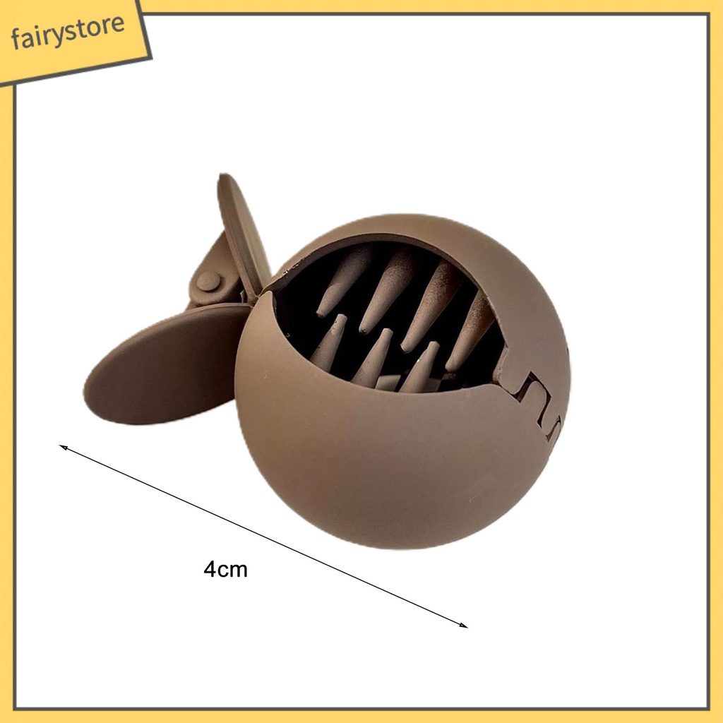 Kẹp Tóc Đuôi Ngựa Dạng Nhám Màu Trơn Chống Trượt