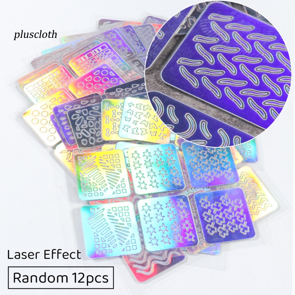 Set 24 Khuôn Tạo Họa Tiết Trang Trí Móng Tay Nghệ Thuật