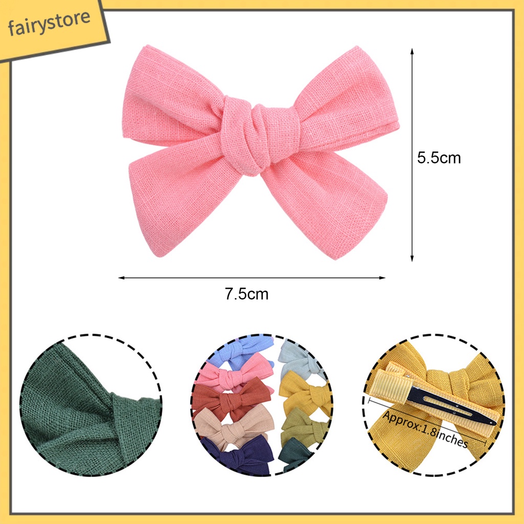 1 Cặp Kẹp Tóc Hình Nơ Bằng Kim Loại Tinh Tế