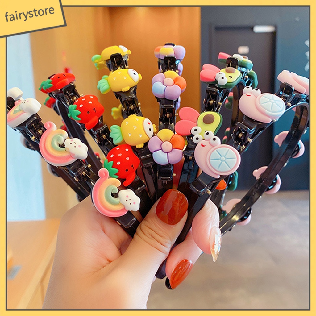 Băng Đô Cài Tóc Co Giãn Nhiều Họa Tiết Dễ Thương Cho Bé Gái