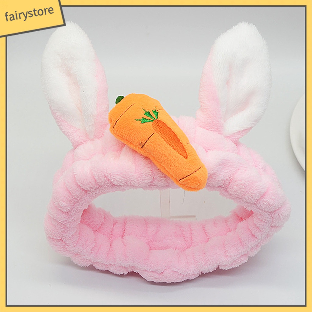 Băng Đô Cà Rốt / Mỹ Phẩm Hình Thỏ Hoạt Hình Dễ Thương Cho Nữ