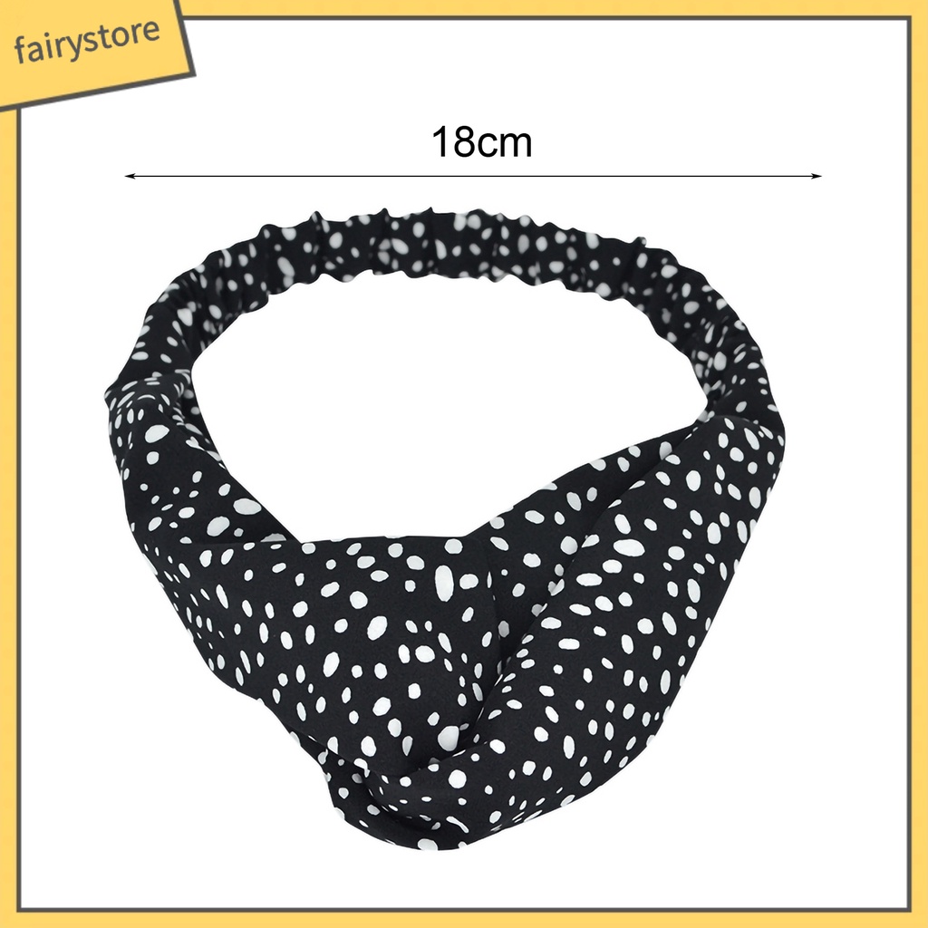 Set 10 Băng Đô Cài Tóc Co Giãn Họa Tiết Da Báo Phong Cách Hàn Quốc