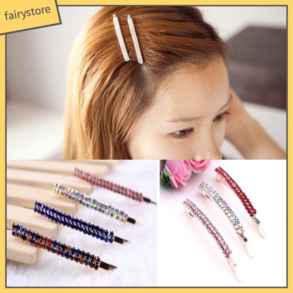 Kẹp Tóc Đính Đá Thời Trang Cho Nữ 1 Hàng
