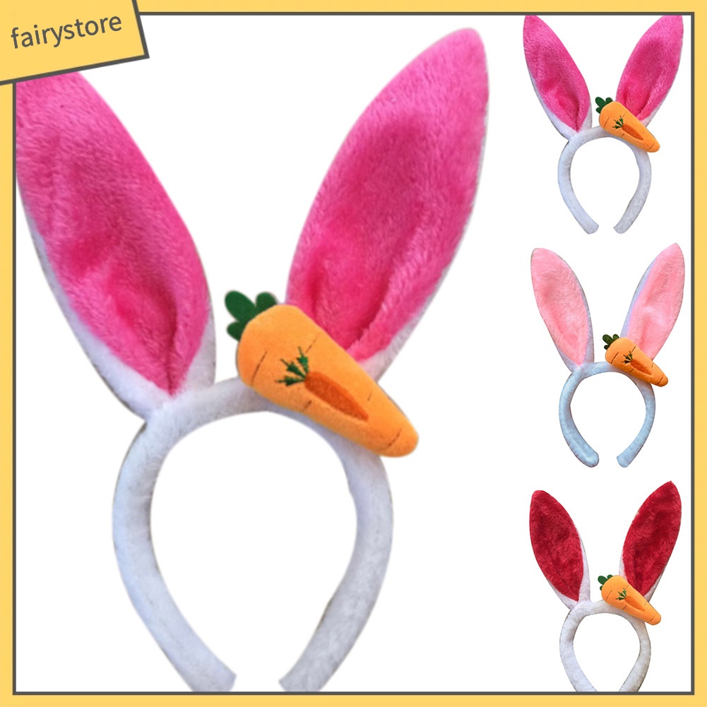 Băng Đô Cài Tóc Tai Thỏ Dễ Thương Cho Bé