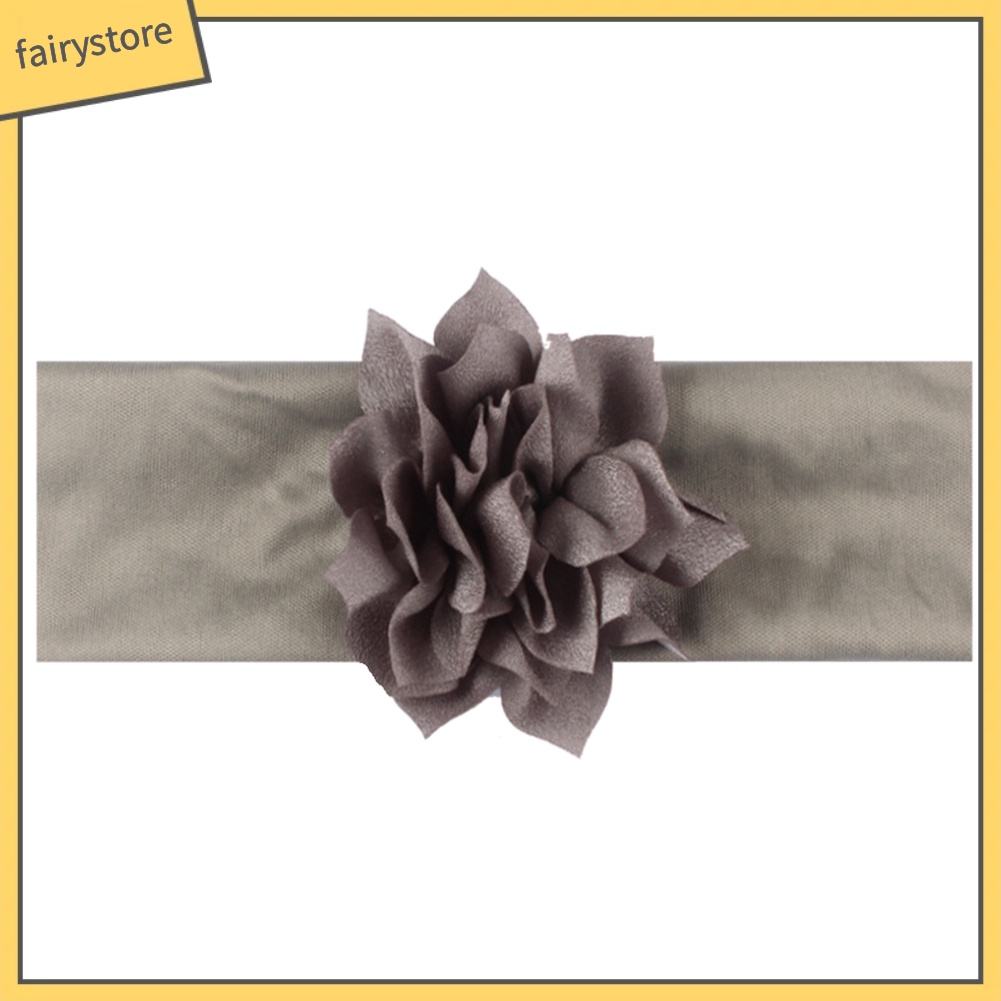 Băng Đô Hoa Sen Co Giãn Màu Sắc Ngọt Ngào Cho Bé Gái